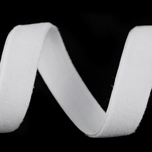Elastic-catifelat-16mm-alb