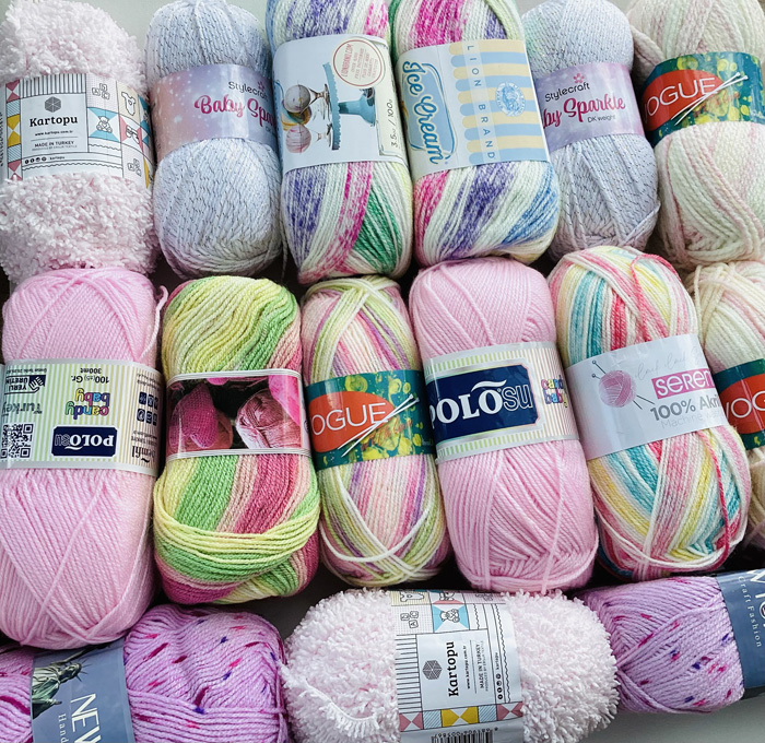 Pachet 1,5 Kg fire diverse - Fir de tricotat povești