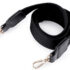 Curea-textilă-carabine-3,8cm-negru-auriu