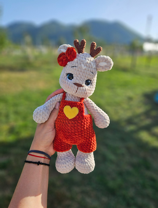 Kit de croșetat căprioara Visuca