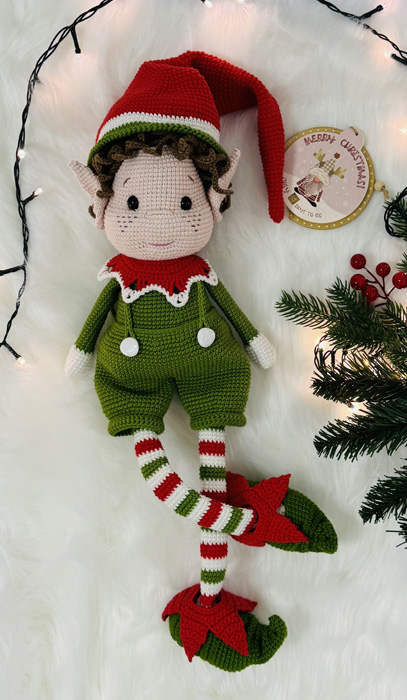 Fir de tricotat povești - Kit de crosetat Elful Jolly