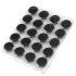 Nasture-metalic-25mm-negru