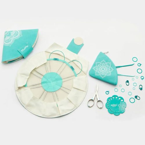 Knitpro-Set-andrele-fixe-circulare-Mindful-Explore-25cm-componente