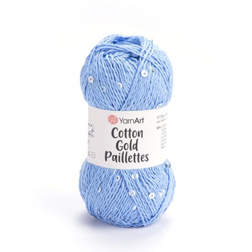 YARNART_COTTON_GOLD_PAILLETTES_7110