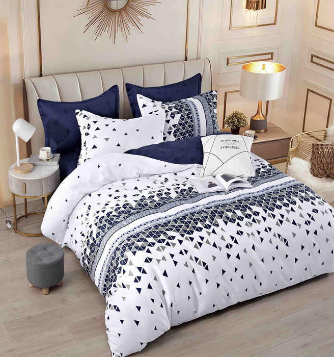 Lenjerie-bumbac-finet-Geometric-Design